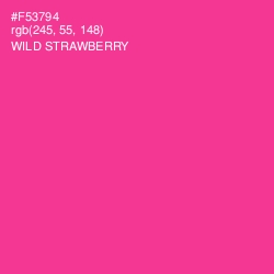 #F53794 - Wild Strawberry Color Image